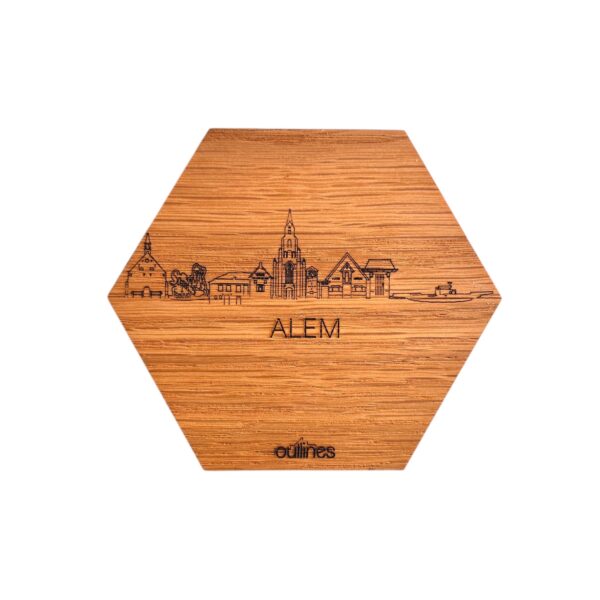 Onderzetters Alem eiken